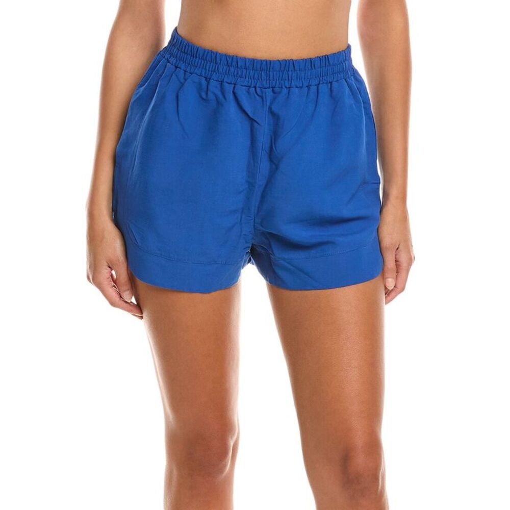 Haight Womens  Julia Linen-Blend Short, Blue